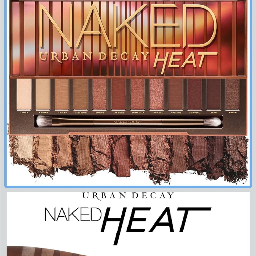 Urban Decay Naked Heat Palette - Rich Browns and Gold